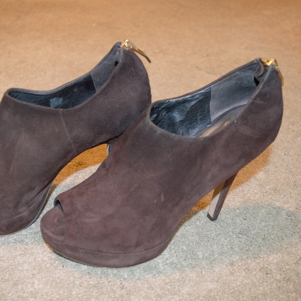 Suede booties